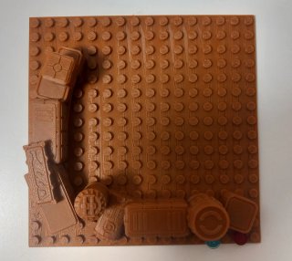 Soldados alemanes tipo Lego