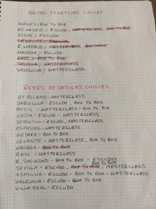 Colección Cromos Panini Liga Este 26/27