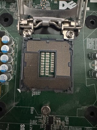 Placa base Dell con procesador y fuente de aliment