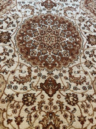 Alfombra Oriental Beige y Marrón