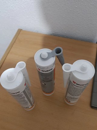3 silicone Würth SUPERFLEX silicona herramientas