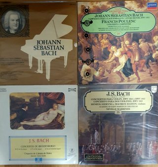 Lote Vinilos Música Clásica J.S. Bach
