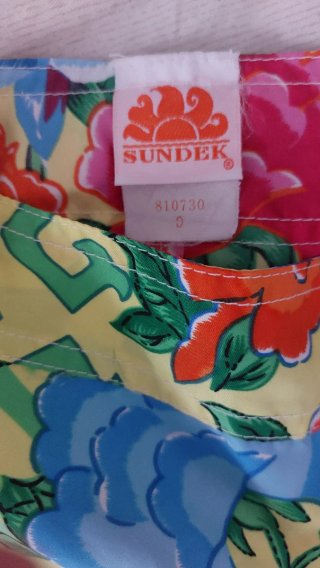 Pantaloncino Sundek floreale giallo