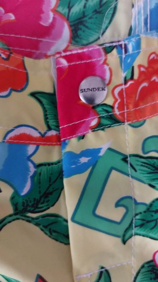 Pantaloncino Sundek floreale giallo