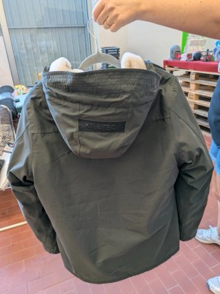 Parka Giacca invernale Killtec nera cappuccio