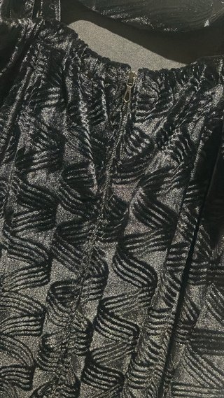 Vestido vintage negro de eventos años 80