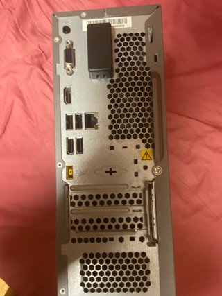Ordenador Lenovo Torre Plata y Negro