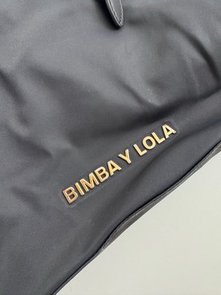 Bolso Bimba y Lola gris nylon