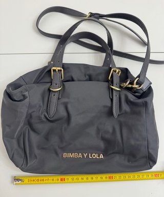 Bolso Bimba y Lola gris nylon