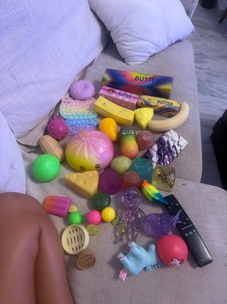 Lote de Squishys y Juguetes Antiestrés