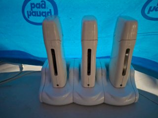 Base Cargador 3 Calentadores Cera Blanco