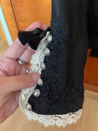 Corpiño de belleza infantil de Hogueras - Negro