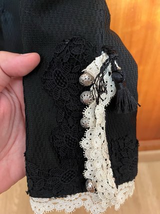Corpiño de belleza infantil de Hogueras - Negro