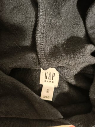 Sudadera GAP Kids Negra Talla M