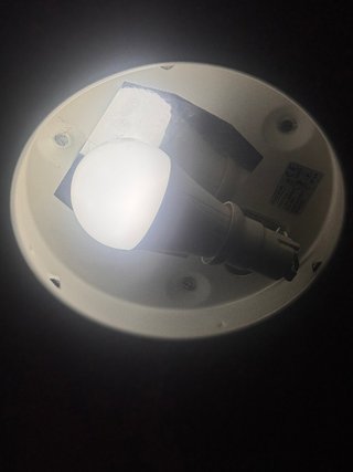Preciosa Lámpara Baño LED Blanca cristal