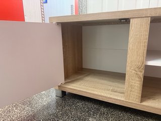 Mueble TV madera y metal