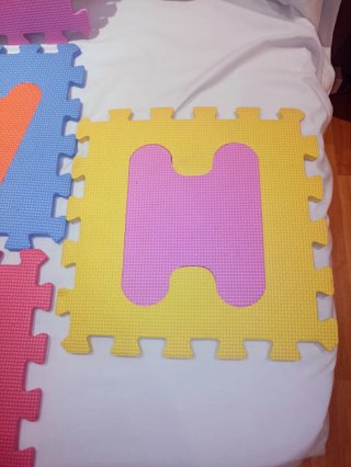 - Alfombra Infantil Puzzle Letras .!!! OFERTA .!!!