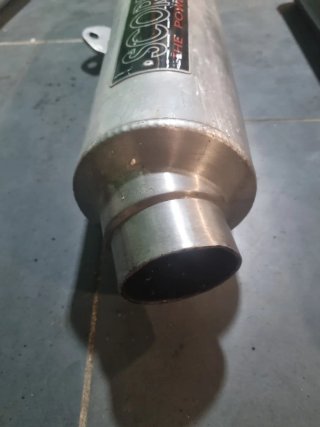 SILENCIOSO ESCAPE 3 TORNILLOS.