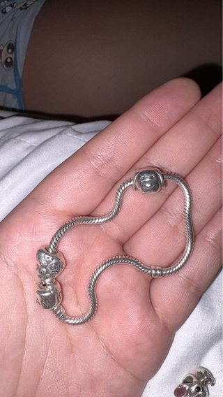 Pulsera Pandora Plata con Charms