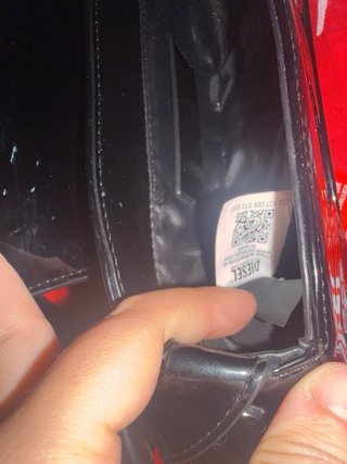 Borsa Diesel nera lucida