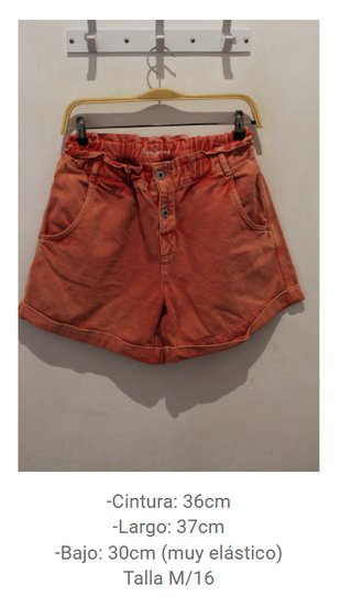 Pantalón corto Pepe Jeans naranja