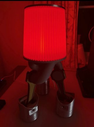 Lámpara Motor Industrial XL-Exclusiva de Colección
