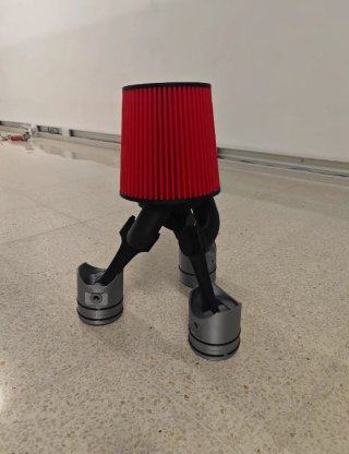 Lámpara Motor Industrial XL-Exclusiva de Colección