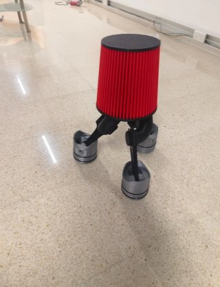 Lámpara Motor Industrial XL-Exclusiva de Colección
