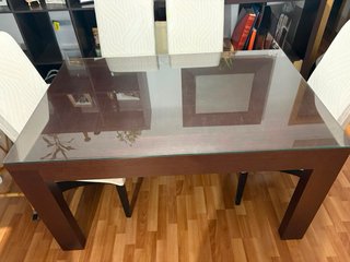 Mueble de salón color wengue