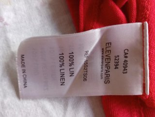 Top lino Eleven Paris Talla S