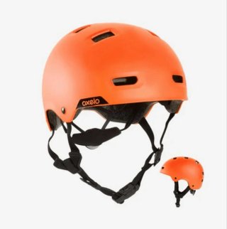 Casco naranja Oxelo resistente