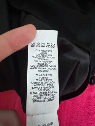 Vestido/blusa negra manga larga satinado.