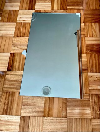 Espejo de madera y cristal