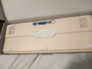 Teclado Mecánico Inalámbrico Beige/Naranja
