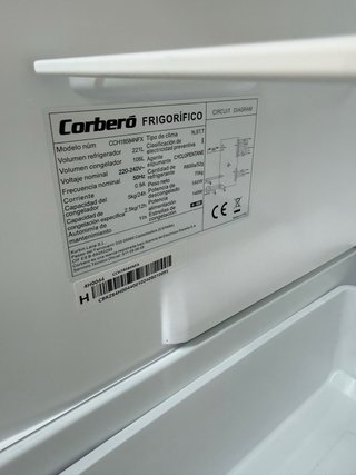 Nevera Corberó 186x60cm Nueva Tara