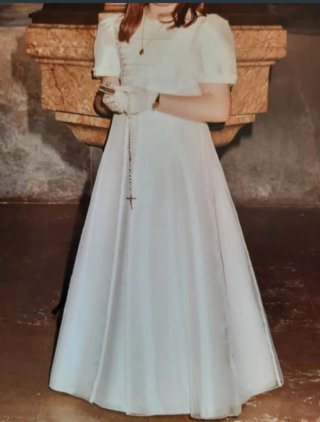Vestido de Comunión Blanco Niña