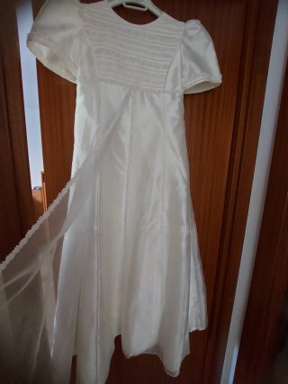 Vestido de Comunión Blanco Niña