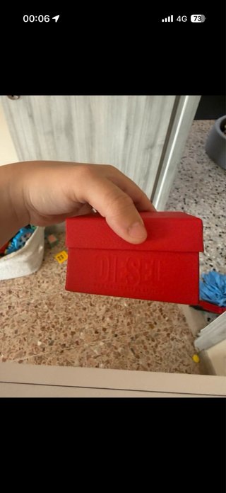 Cintura Diesel Nera Fibbia D