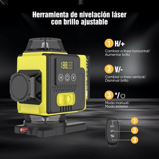 SIN ABRIR Nivel Láser Autonivelante (Con Trípode)