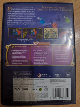 DVD La Bella Durmiente Edición Platino