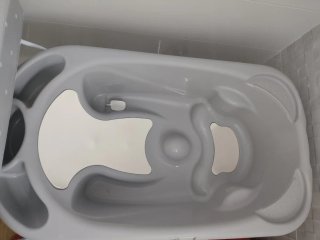 Bañera para bebé con cambiador