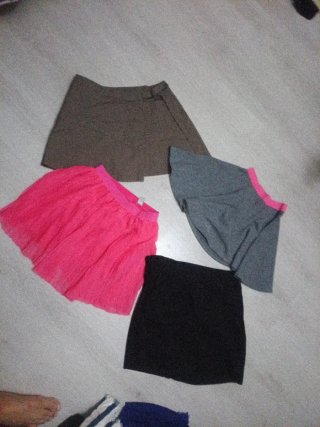 Lotes faldas cortas verano desliza 1€ cu