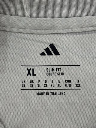 Camiseta Adidas Fútbol XL Gris
