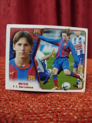 Cromo Messi F.C. Barcelona
