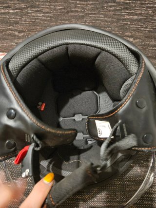 Casco de moto ZG-MS negro con visera
