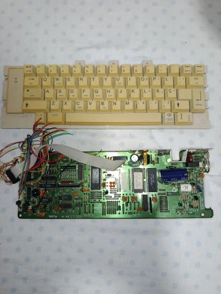 Teclado y Placa Máquina Escribir Antigua