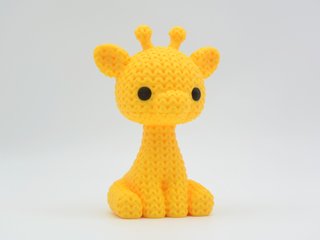 Jirafa crochet ganchillo punto