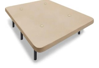 Base tapizada beige