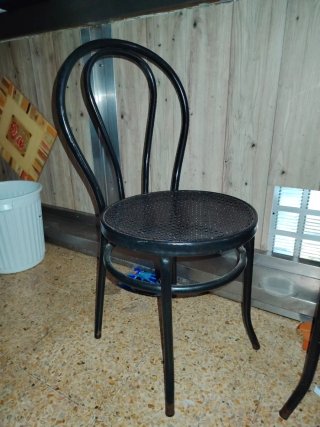 Sillas estilo Thonet/Bistró metálicas