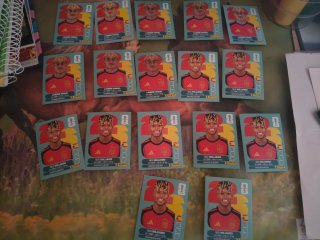 Cromos de fútbol Cristiano Ronaldo y Messi